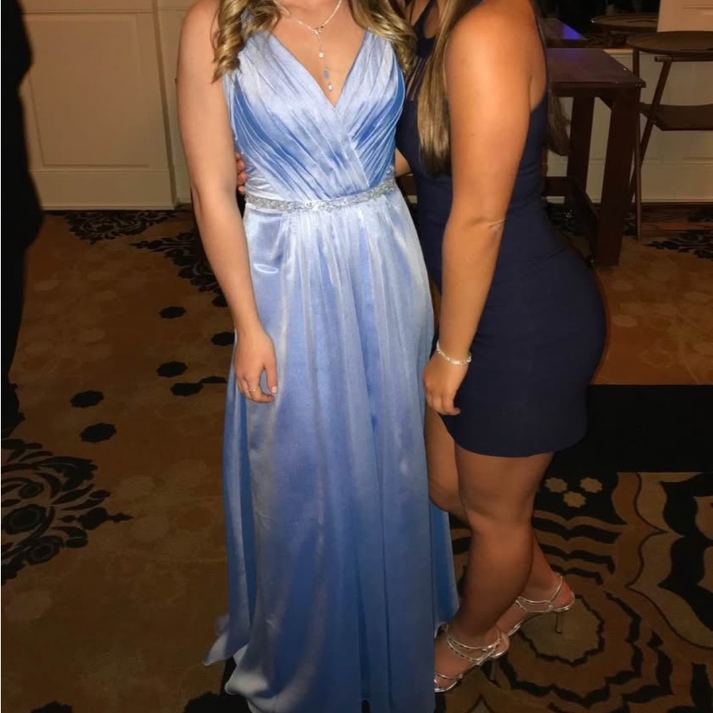 Elegant Blue Evening Gown